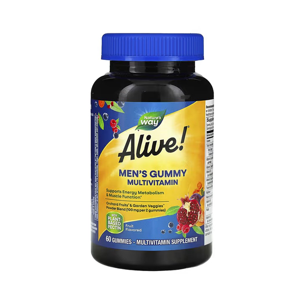 Alive multivitamin men 60 gummies فيتامينات للرجال