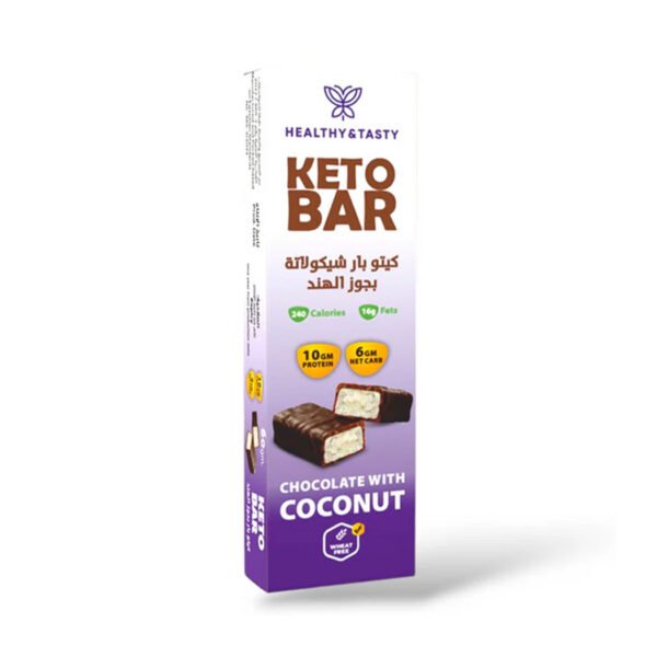 Healthy&tasty keto bar coconut