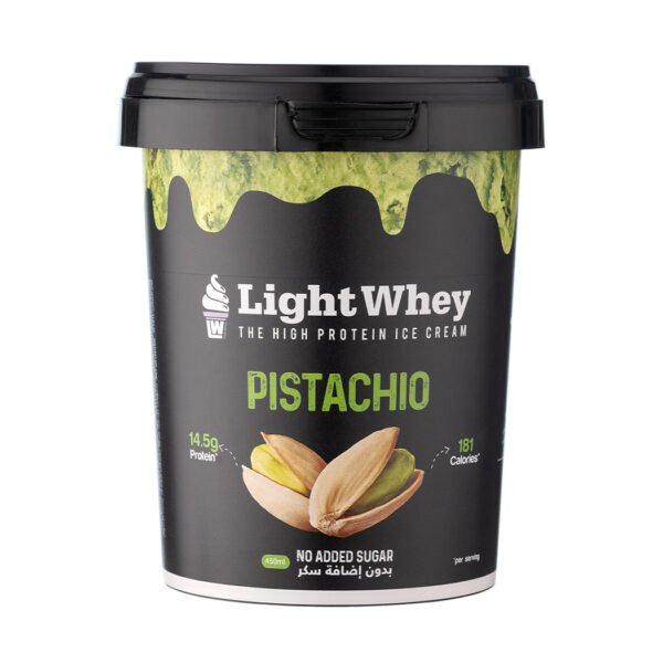 LightWhey ice cream cups pistachio