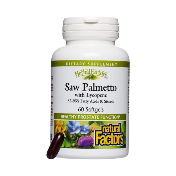 Natural Factor saw palmetto 160mg 60s