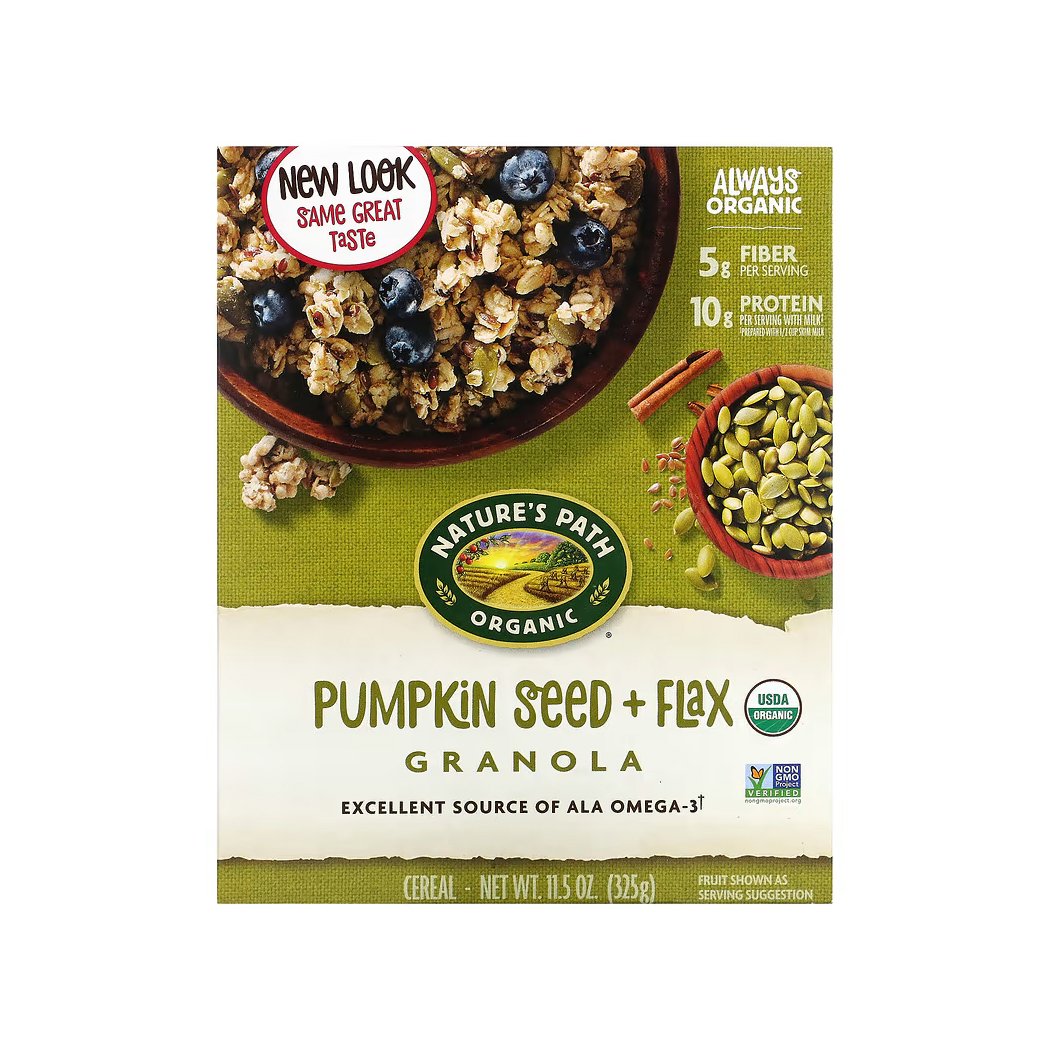 Natures Path granola pumpkin seed + flax