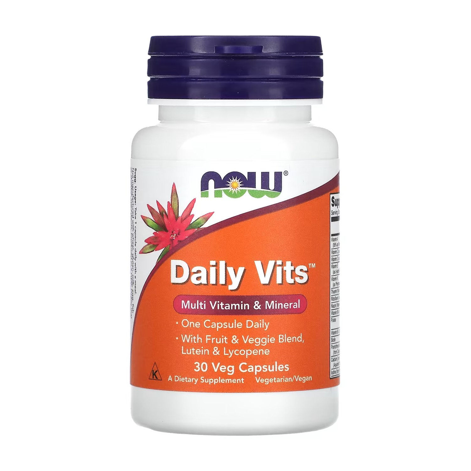 Now Daily Vitamins 30 Capsule