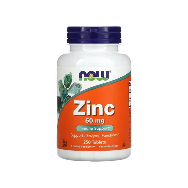 Now zinc 50mg 250t