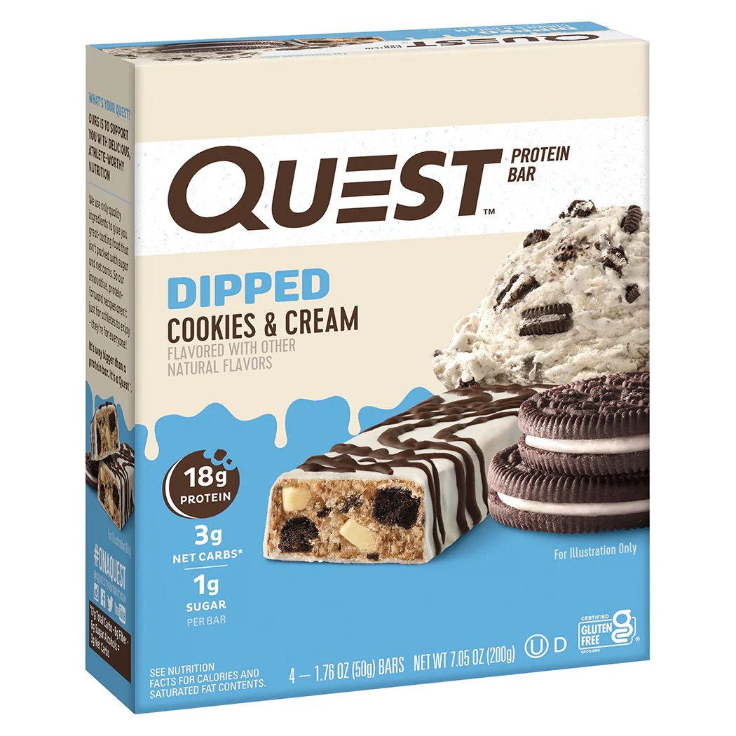 Quest protein bar DIPPED C&C